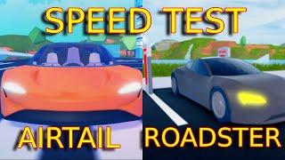 JAILBREAK AIRTAIL SPEED TEST!! FASTEST CAR?