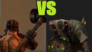 Чумные монахи с кадилами vs Молотобойцы Total War Warhammer 2. тесты юнитов v1.4.1.