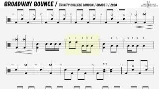 How to play Broadway Bounce On Drums 