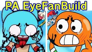 Friday Night Funkin' VS P:A EyeFanBuild | Finn Gumball & Jake (FNF/Mod) (Pibby Apocalypse Fan Build)