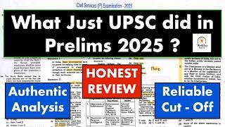 What UPSC Did in Prelims 2025 ?| Honest & Authentic Review #upsc #prelims2025 #ias #thinkbasicfolks