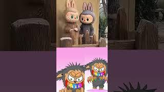 Labubu sprunki vs real life #sprunki #labubu