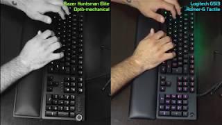 SOUND TEST: Razer Huntsman Elite & Logitech G513 Tactile