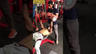 Famous  gym lover ️ Shariq bodybuilder  popular workout video  Shariq fitness 2021