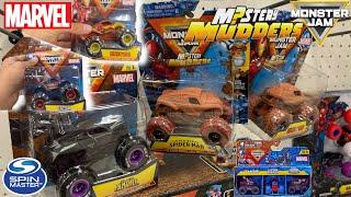 NEW Spin Master Monster Jam MARVEL MYSTERY MUDDERS, Mainlines, Mini Packs & MORE! Instore & Review!