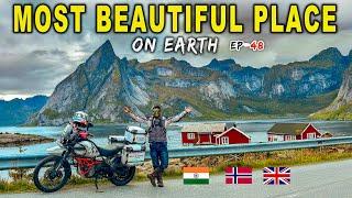 LOFOTEN ISLANDS ️  INDIA TO NORWAY  & LONDON  on Himalayan 450 | Ep-48