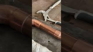 Soldering copper pipe #copper