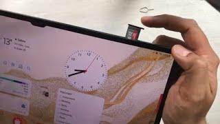 Samsung Tab S8 Ultra - How to Insert Micro SD - Move Apps to Memory Card