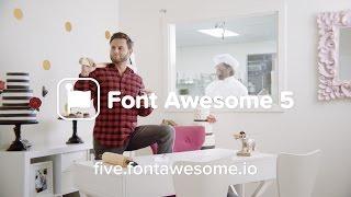 Font Awesome 5 Kickstarter