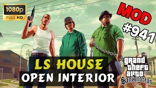 Обзор модов GTA San Andreas #941 – Открытые интерьеры домов в ЛС | LS House Open Interior