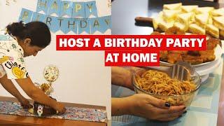 12 Tips to Plan Birthday Party at Home | Food Menu, Return Gift, Budget, DIY Birthday Decoration