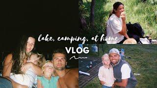 I'M BACK | wholesome camping, at home, lake vlog |