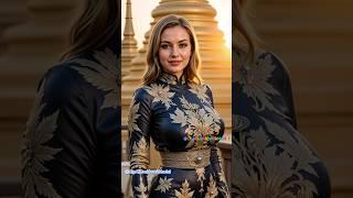 Lily AI Lookbook Model Strolling Through a Majestic Palace Hall #short #aifashionmodel