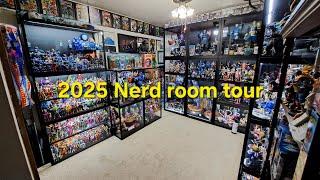 2025 nerd room tour toys video games statues comics