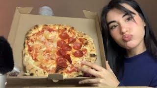 COMIENDO PIZZA  ASMR