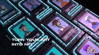 NFT Digital Art Frame Video Promo - After Effects Template