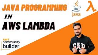 AWS Lambda Programming with Java | Code AWS Lambda in Java | Getting started with AWS Lambda in Java