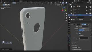 How to design iphone XR case in blender 3.0  ready for 3d printing