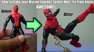 Figure Fix Friday: How to make your Marvel Legends Spider-Man Far from Home AWESOME!