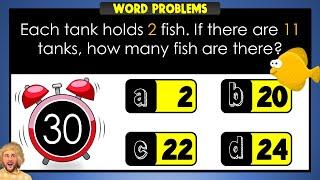 Word Problems | 2 Times Table