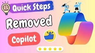 How to remove microsoft copilot { 2024 QUICK STEPS } | How to uninstall copilot windows 11?