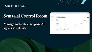 Manage and Scale Enterprise AI Agents Seamlessly with Sema4.ai Control Room