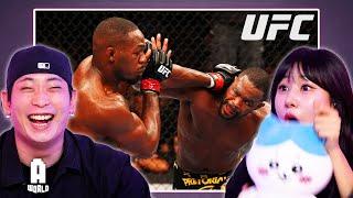 Boys vs Girls React To GREATEST KNOCKOUTS in UFC for the first time..!