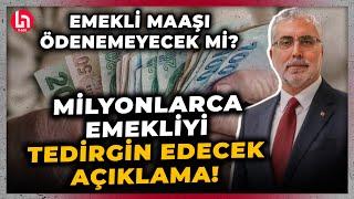 Vedat Işıkhan'dan milyonlarca emekliyi tedirgin edecek açıklama: Nasıl ödeyebiliriz telaşı içindeyiz