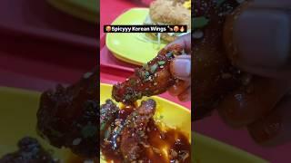 Spicy Korean Wings  #youtubeshorts #shortsfeed #foodie #food #entertainment #shorts #challenge