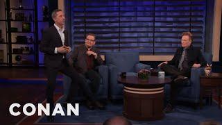 Gad Elmaleh's Involuntary Leg Move | CONAN on TBS