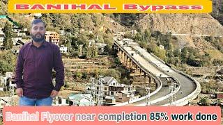 #NH44 Banihal bypass Flyover near completion/ 80% work completed .wait will be over in 2 months#k2k