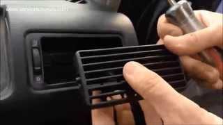 How to replace / remove air vents VW Golf Mk4 Bora Passat in 2 steps