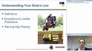 Equine Liability Act Webinar