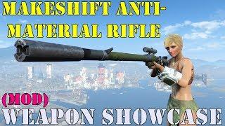 Fallout 4: Weapon Showcases: Makeshift Anti-Material Rifle (Mod)