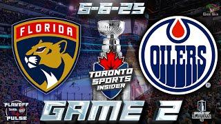Florida Panthers vs Edmonton Oilers Game 2 LIVE Stream Game Audio | 2025 Stanley Cup Gamecast & Chat