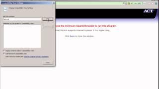 Running COMPASS in IE11