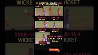 ONE UNFORGETTABLE SPELL BY DIGVESH RATHI IN A LOCAL T20 LEAGUE#digveshrathi#cricket