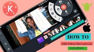 HOW TO EDIT YOUTUBE VIDEOS LIKE A PRO FOR FREE | ANDROID & IPHONE | EASY | 2018