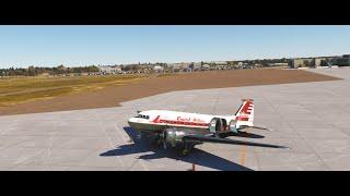 Flying the Line Part 2...KROC-KELM DC-3 in Microsoft Flight Simulator 2020