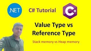 Value Type vs Reference Type | Stack vs Heap Memory explained | C# | .Net | Tutorial - 24 | Tamil