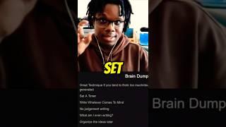 Brain Dump & Free Writing For Overthinkers  #writer #writersblock #authorproblems #ideas