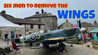 SPITFIRE Lands in Yorkshire Village Square | Saved from OBLIVION!