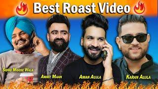 PRAHUNE | AMRIT MAAN New Song vs KARAN AUJLA ft. Sidhu Moose Wala | Roast Video