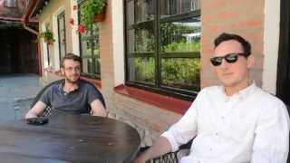 Review 18. Canadians Taylor and Brandon at Kazanskoe Podvorye hostel