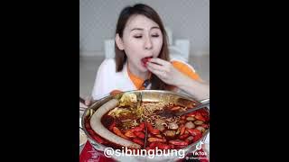 Mukbang Bakso Super Pedas//Tiktok Viral//Sibungbung