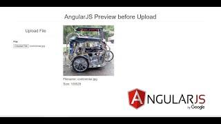 AngularJS Preview before Upload