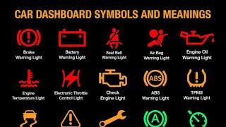 Dashboard Warning Lights Explained | car indicator #car #safetyfirst #doyouknow #indicators #motor