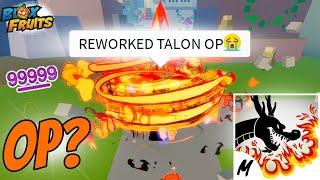 THIS OP 30M REWORKED DRAGON TALON ONE SHOT COMBO IS INSANE!! | Blox Fruit Update 24