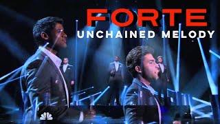 Forte Tenors - Unchained Melody & @TenorJoshPage Story! - Americas Got Talent - Radio City