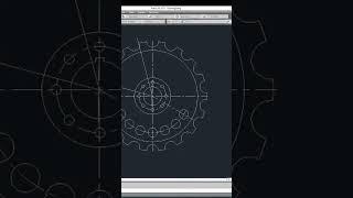 Autocad makes 2D Gear design and 3D learning AutoCAD #autocad #gear #learning